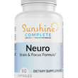 Load image into Gallery viewer, Neuro Brain ans Focus Formula, 60 Capsules - Sunshine Complete