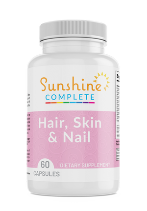 Hair Skin & Nail for Men & Women, 60 Capsules - Sunshine Complete